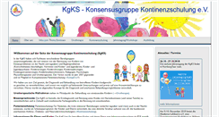 Desktop Screenshot of kontinenzschulung.de